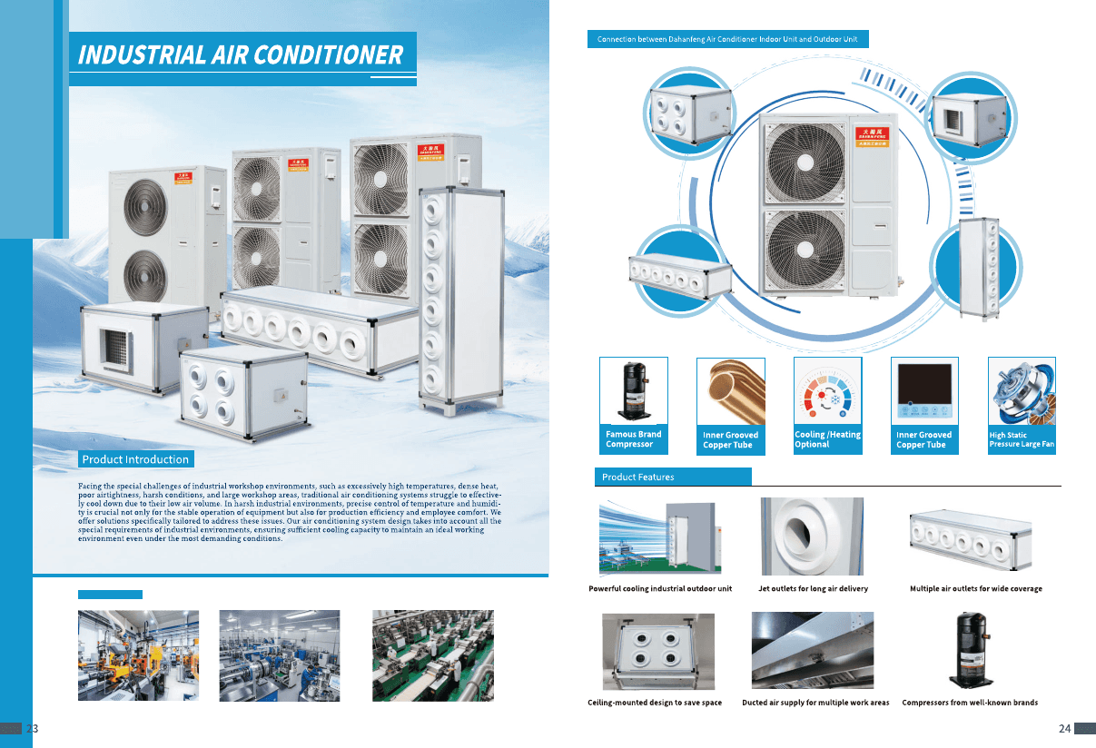 Industrial air conditioning system