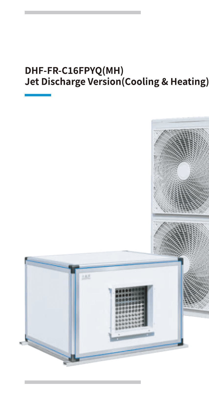 Industrial Ceiling Ducted Air Conditioners model DHF-FR-C16PD-MH